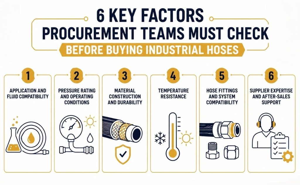 6 Key Factors Procurement Teams Must Check Before Buying Industrial Hoses in Malaysia