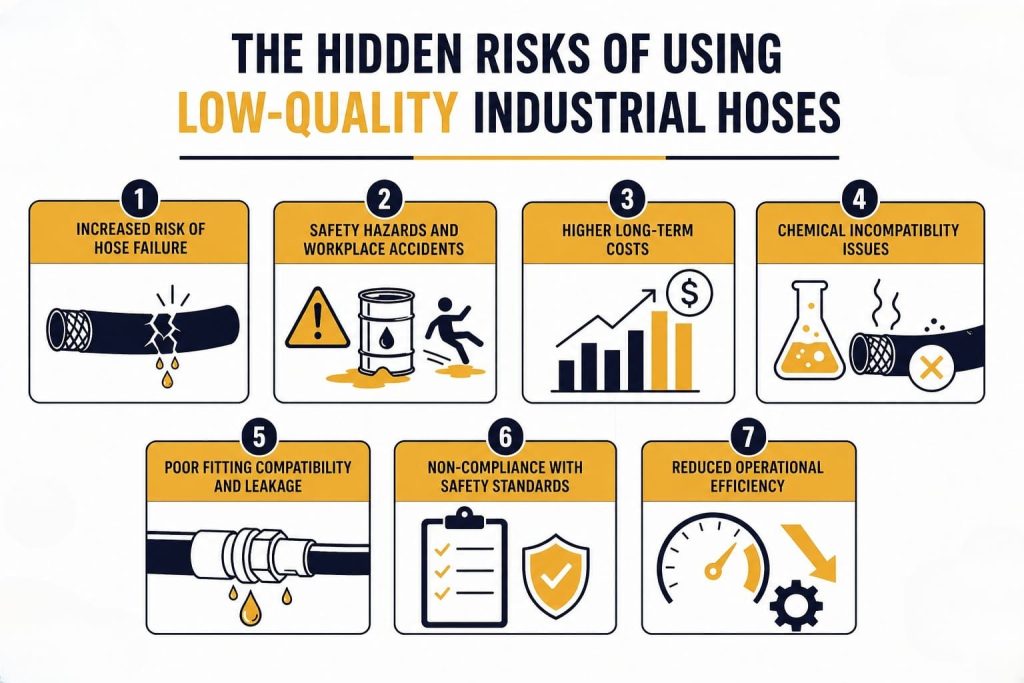 The Hidden Risks Of Using Low-Quality Industrial Hoses in Malaysia